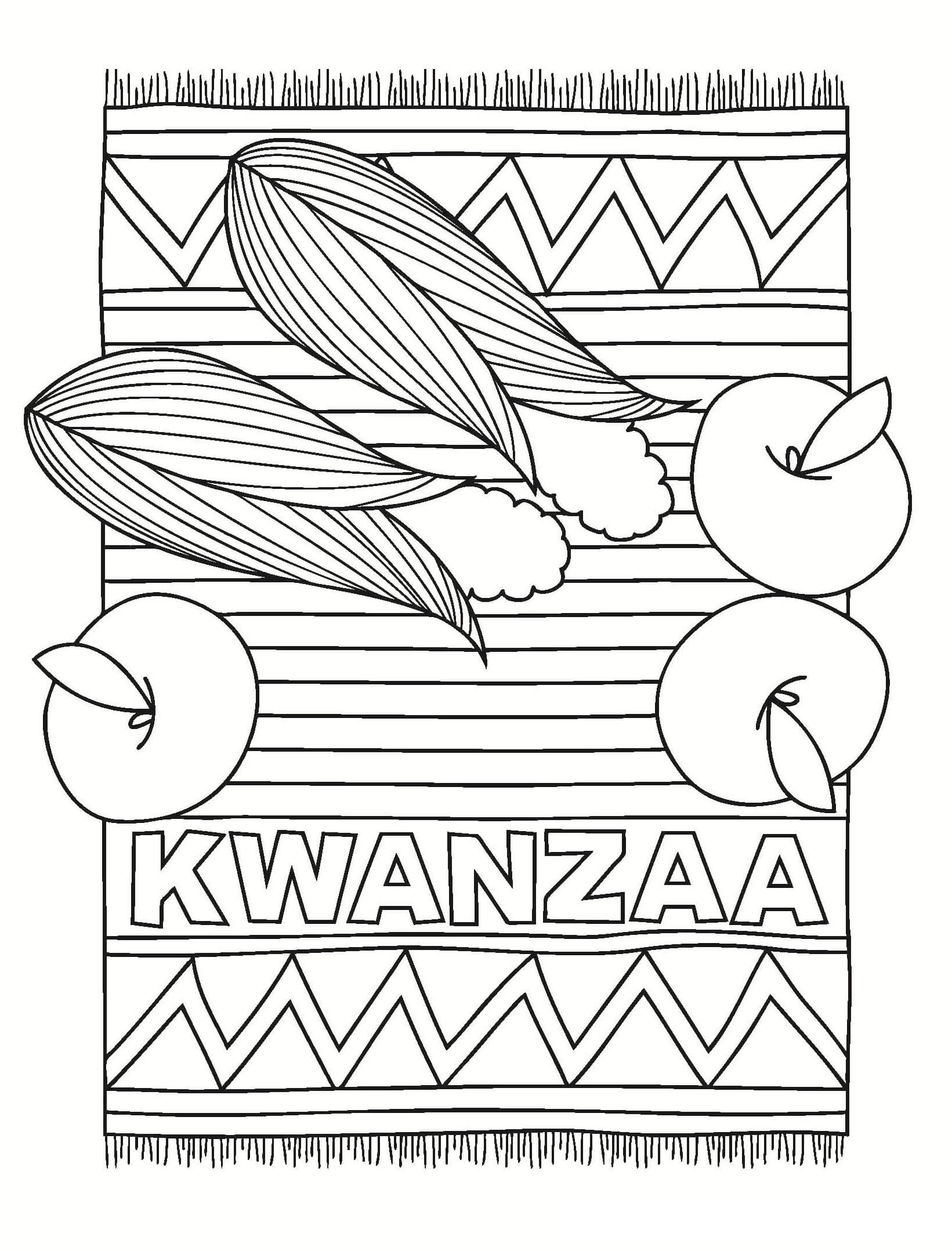 15 Printable Kwanzaa Coloring Pages - Holiday Vault