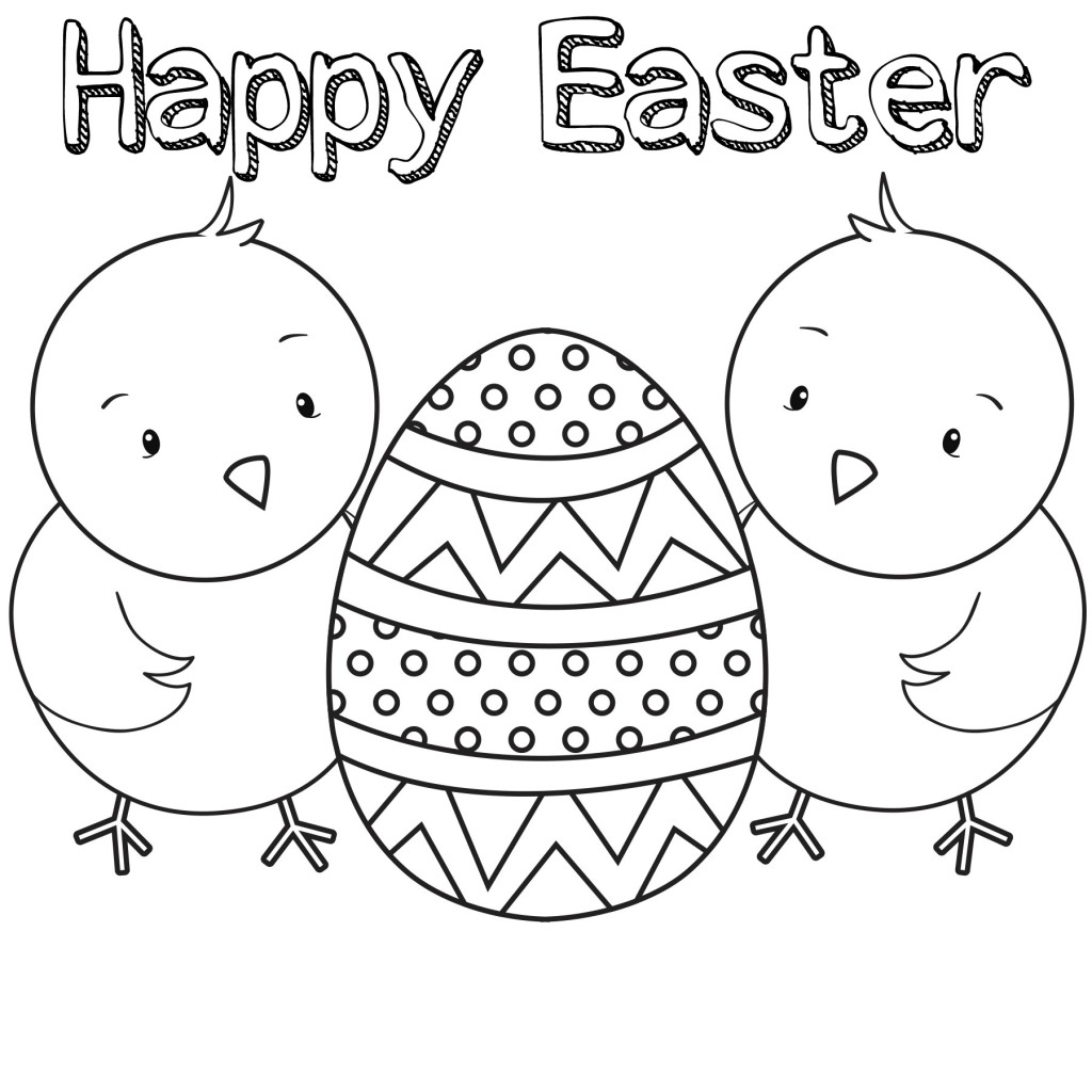 15 Printable Easter Coloring Pages - Holiday Vault