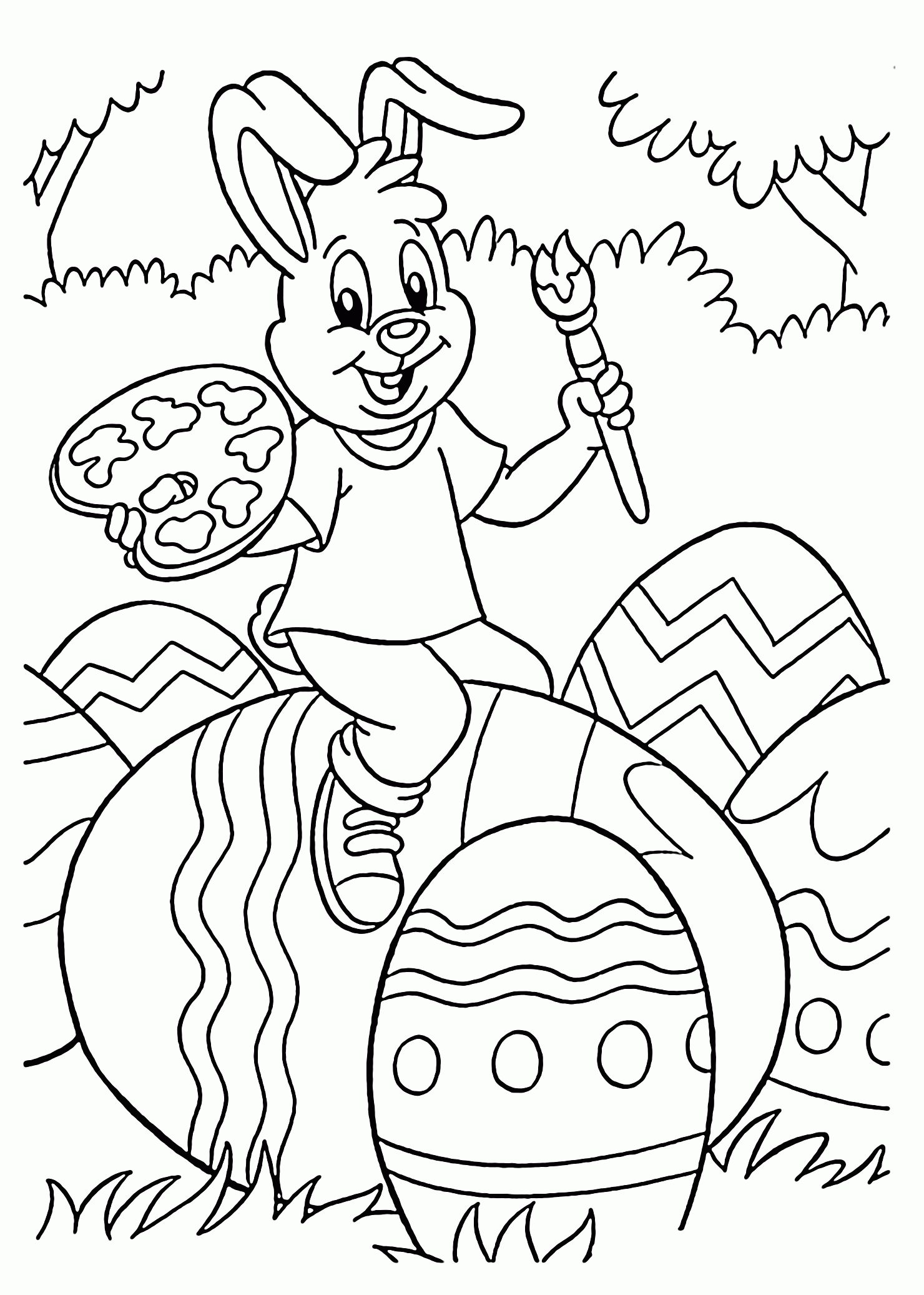 15 Printable Easter Coloring Pages Holiday Vault