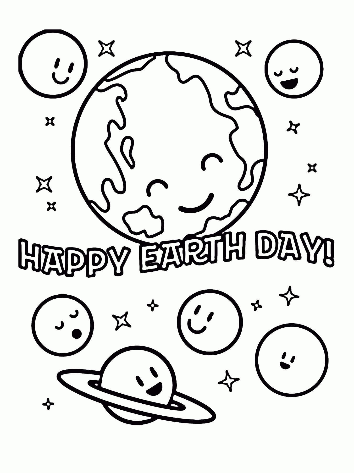 21 Printable Earth Day Coloring Pages - Holiday Vault