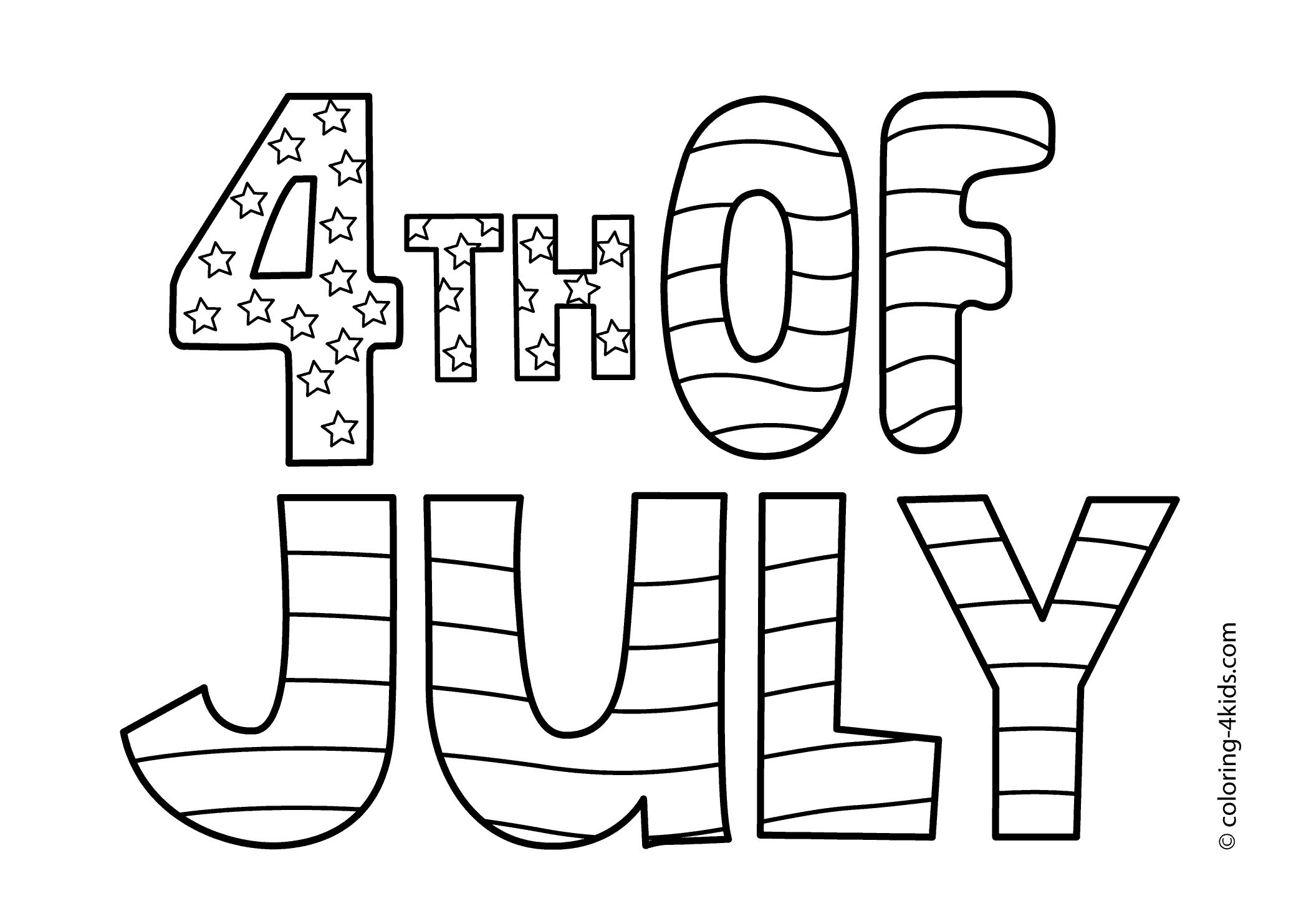 Independence Day Coloring Pages 8