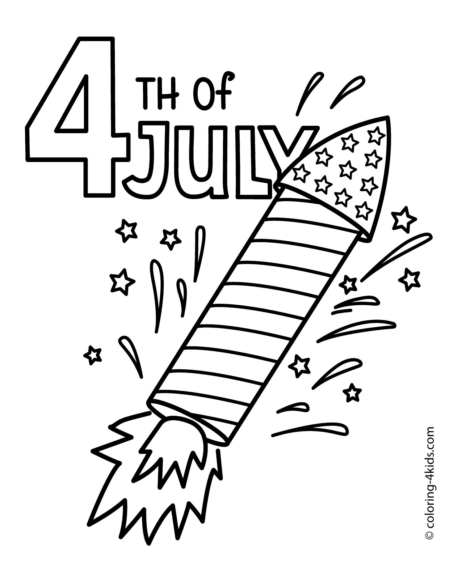 18 Printable Independence Day Coloring Pages Holiday Vault