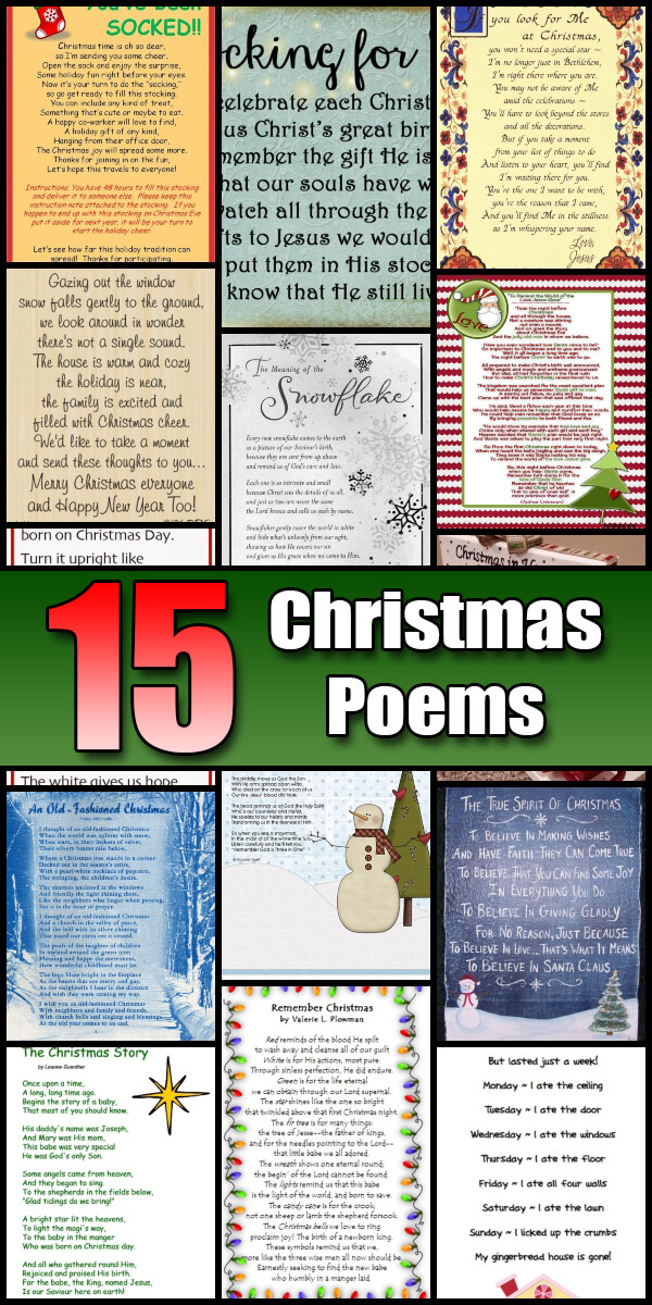 15 Festive Christmas Poems - Holiday Vault