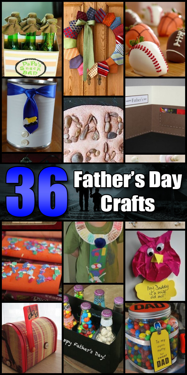 33 Fun Father's Day Crafts for Kids - Holiday Vault #EarthDay